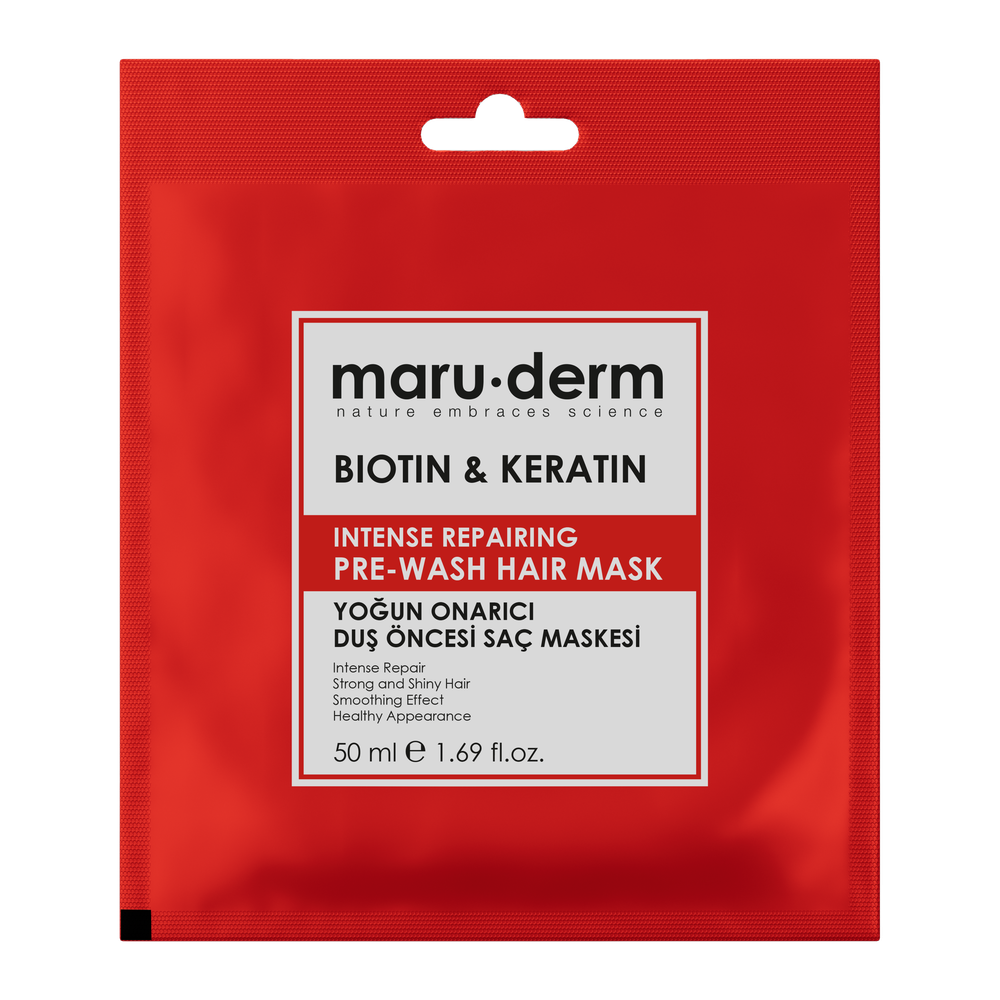 Biotin & Keratin Yoğun Onarıcı Duş Öncesi Saç Maskesi 50 ML
