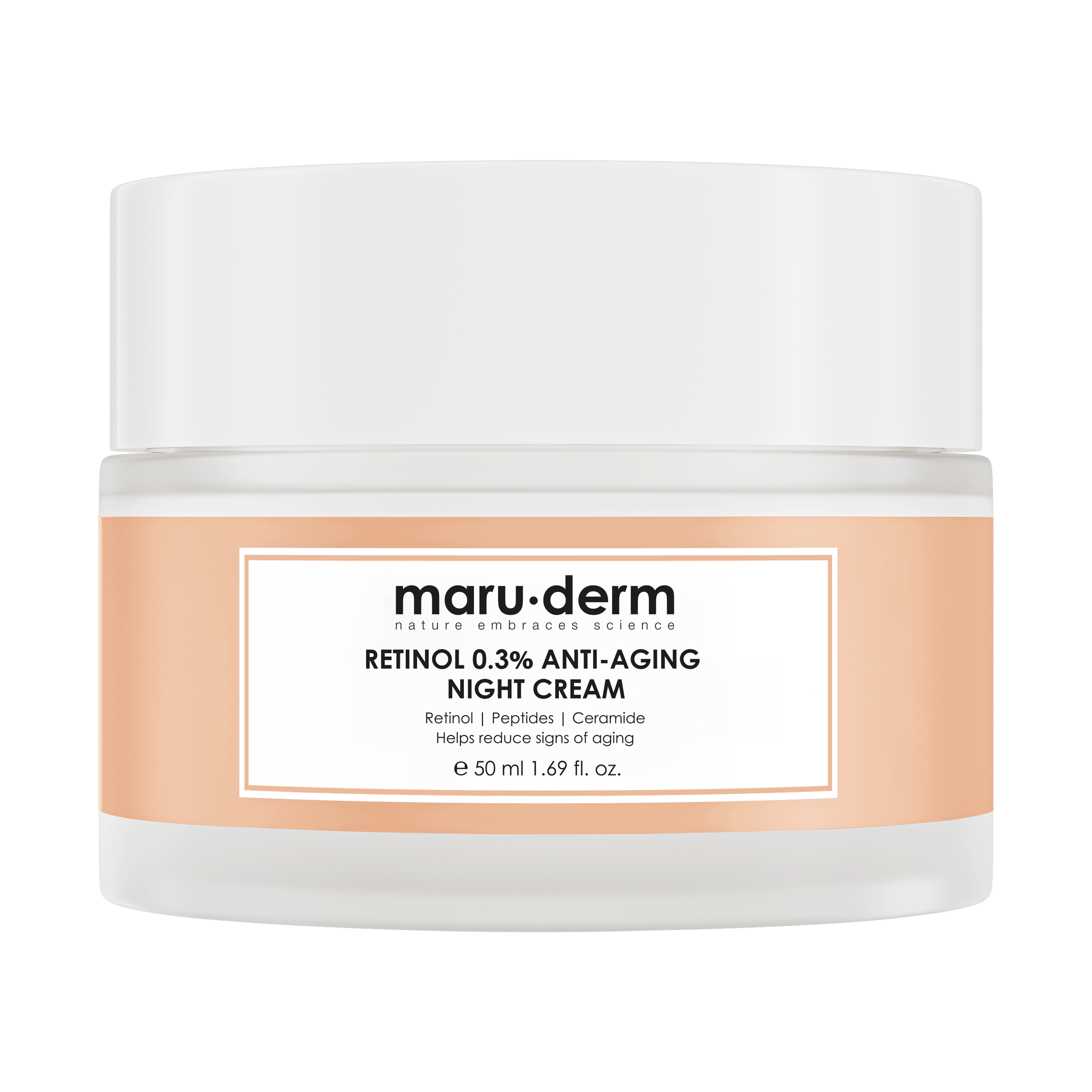 Maruderm %0.3 Retinol Yaşlanma Karşıtı Gece Kremi – Peptid ve Ceramide İçeren Yenileyici Anti-Age Yüz Kremi 50 ML