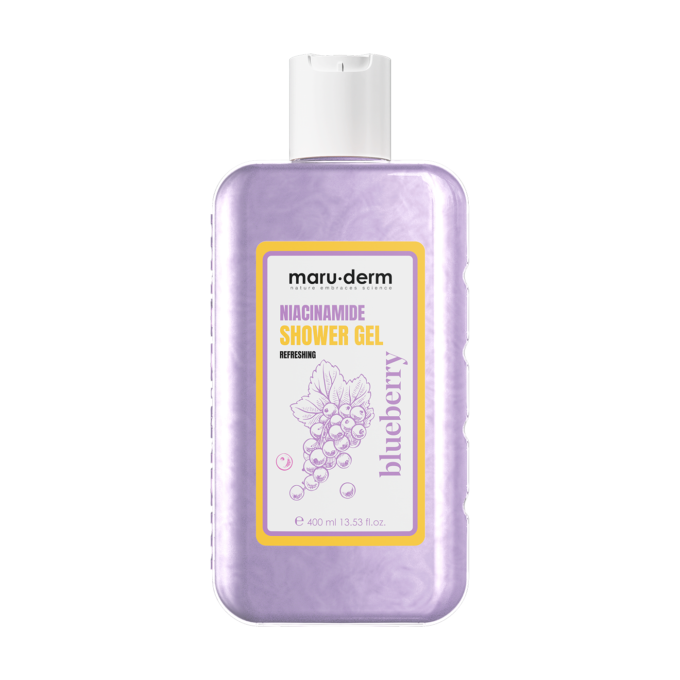 Maruderm Niacinamide Duş Jeli – Sıkılaştırıcı ve Renk Eşitleyici Ferahlatıcı Vücut Temizleyici 400 ML