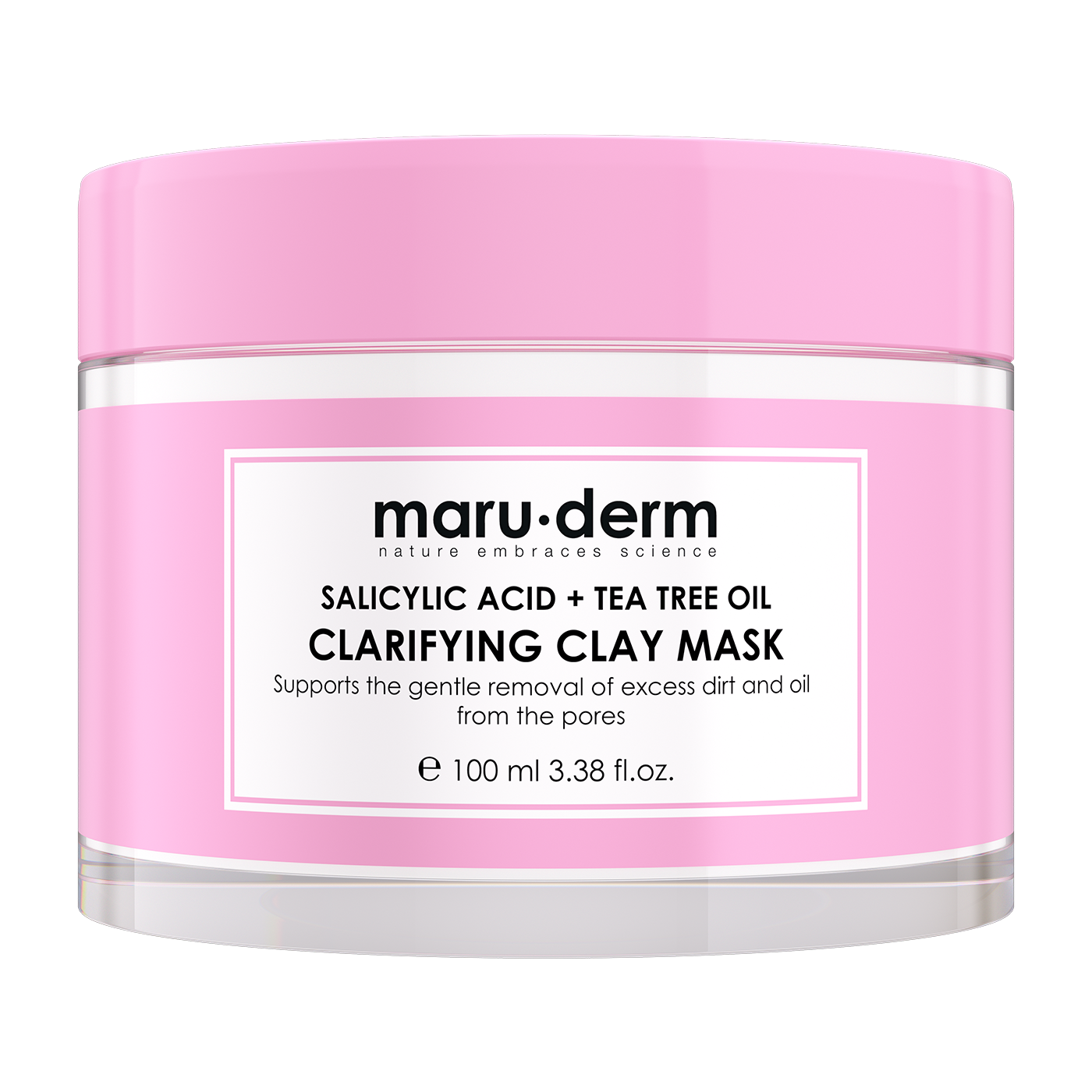 Maruderm Salisilik Asit & Çay Ağacı Yağı Kil Maskesi – Siyah Nokta ve Gözenek Karşıtı Arındırıcı Yüz Maskesi 100 ML