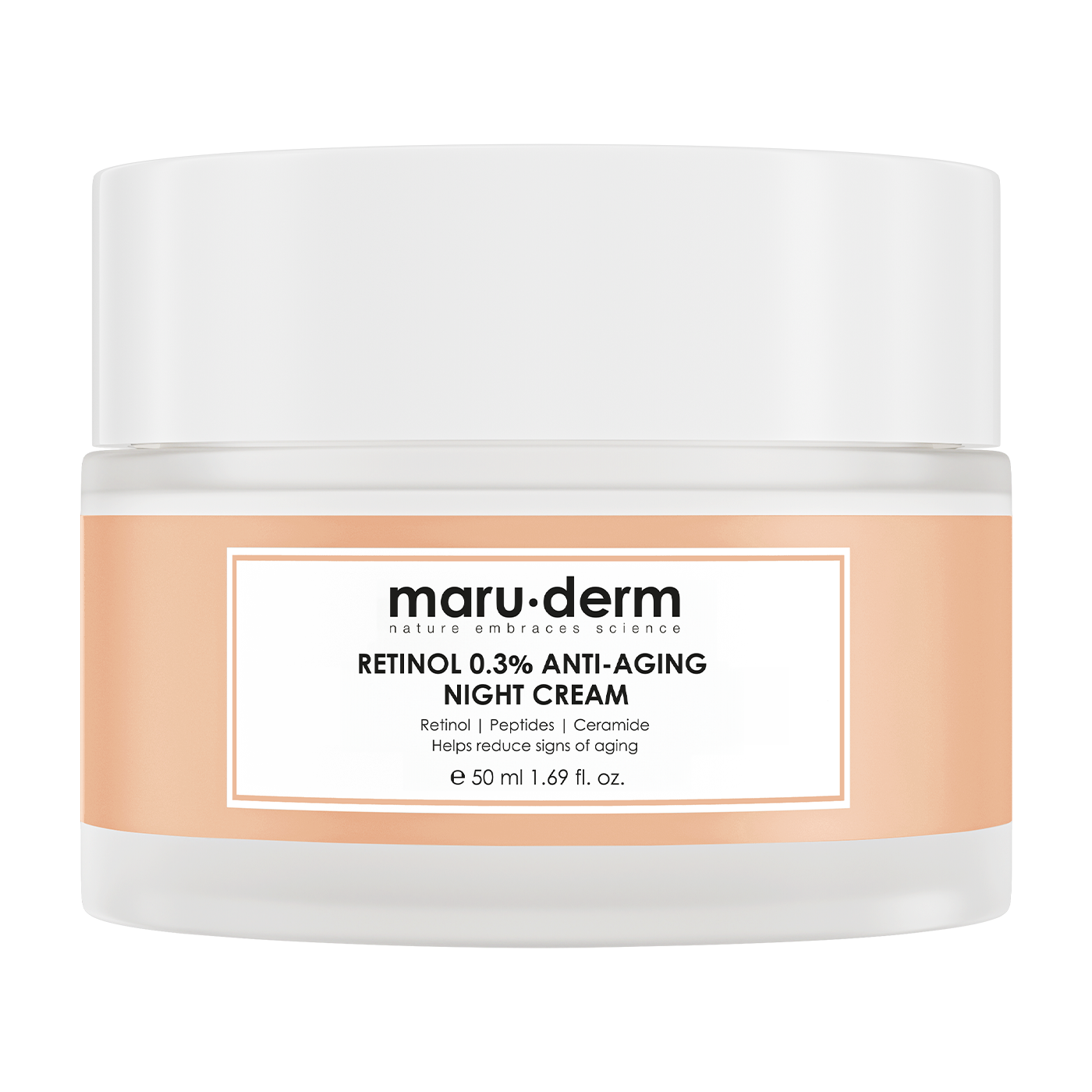 Maruderm %0.3 Retinol Yaşlanma Karşıtı Gece Kremi – Peptid ve Ceramide İçeren Yenileyici Anti-Age Yüz Kremi 50 ML