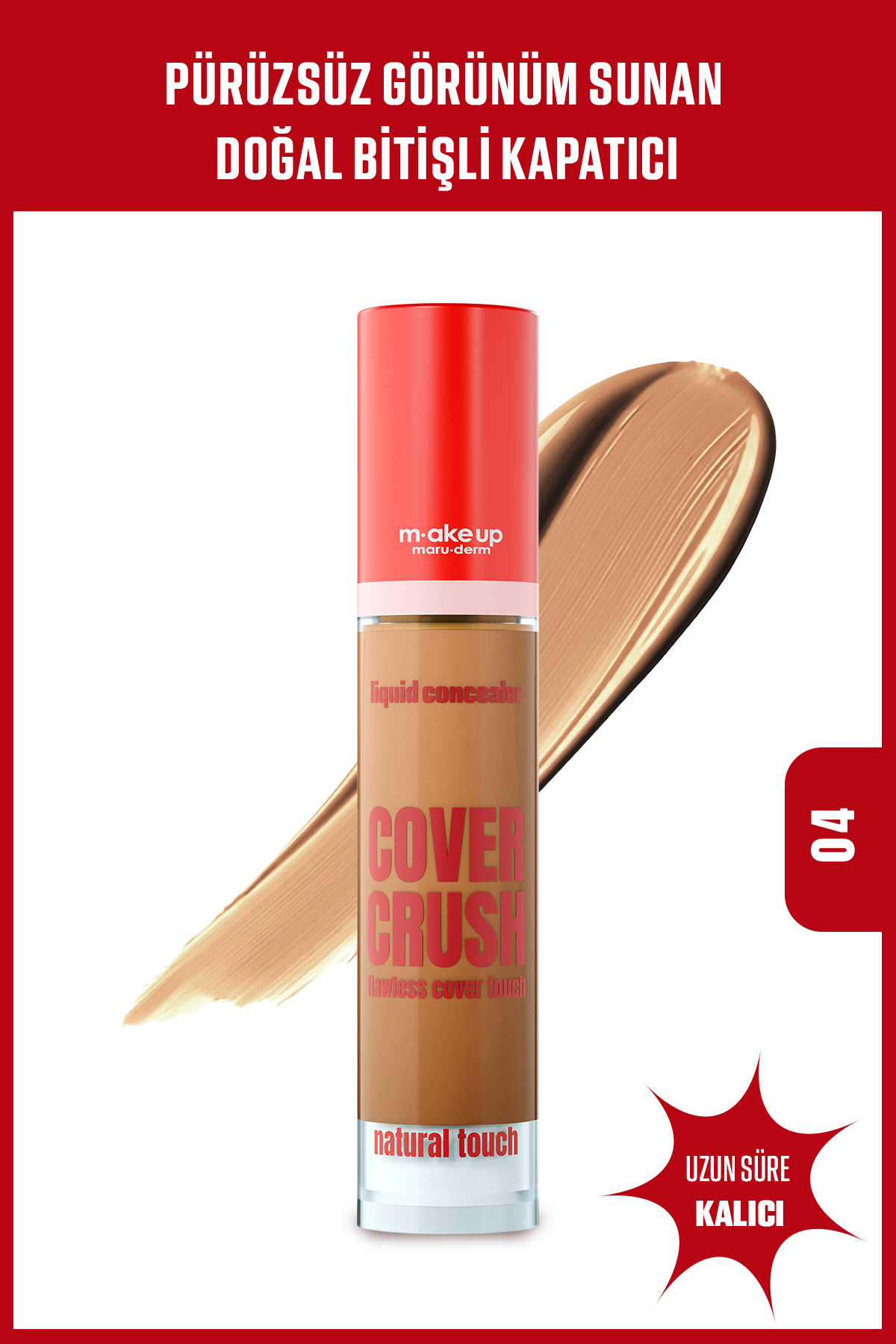 Flawless Touch Liquid Concealer No 04 – Doğal Bitişli Sıvı Kapatıcı